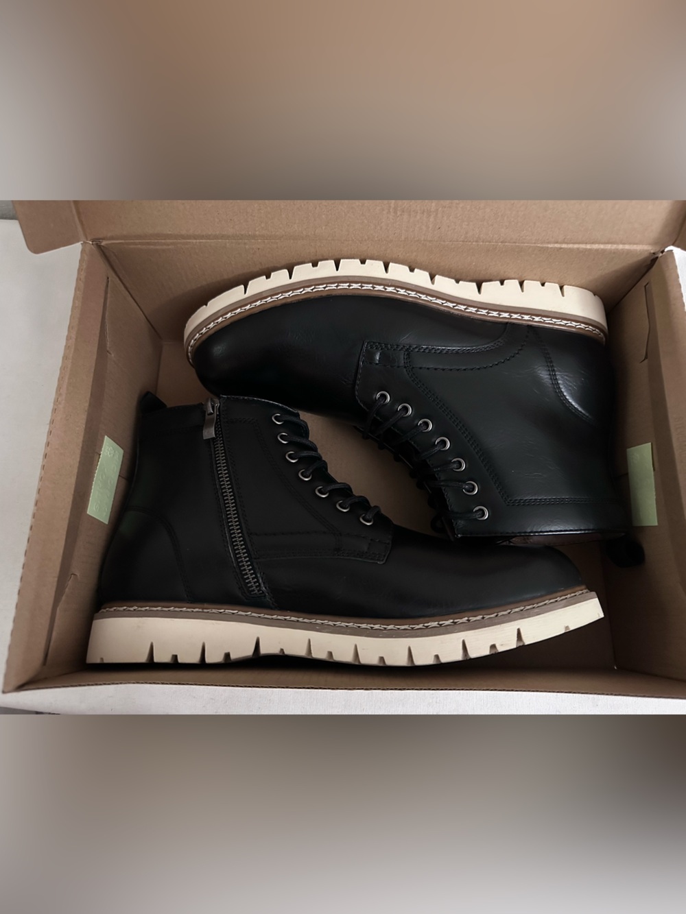 Steve Madden Men's P-Broome Chukka Ankle Boots Lace-Up Size 10.5 Black - Picture 9 of 11